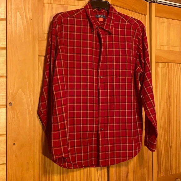 puritan dress shirts Men's Cape Cod Puritan Mens Longsleeve Wrinkle Free